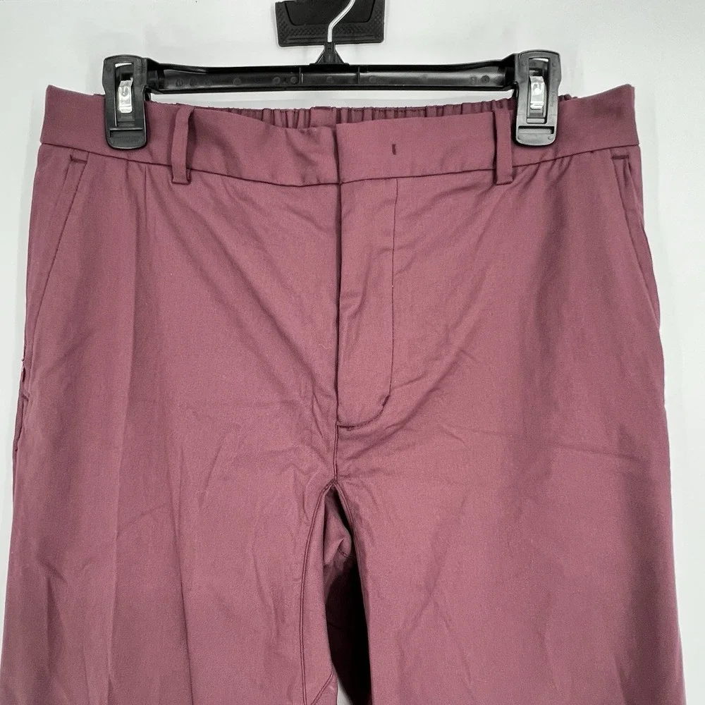 Tommy John The‎ Go Anywhere Collection Jogger Pants Mens 34/35 Burgundy